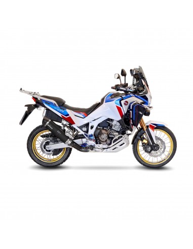Escape Leovince Lv One Evo Black Honda Crf 1100 L Africa Twin/Adventure Sport/Dct 2020 - 2021