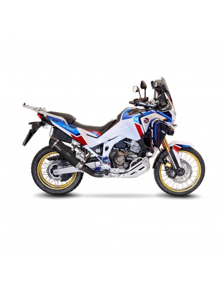 Escapamento Leovince Lv One Evo Preto para Honda CRF 1100 L Africa Twin / Adventure Sport / DCT (2020 - 2025)