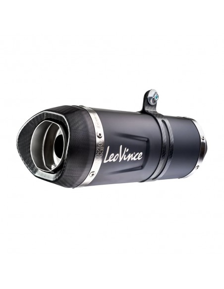 Escapamento Leovince Lv One Evo Preto para Yamaha MT -07/XSR 700/Xtribute/YZF-R7 (2021 - 2024)