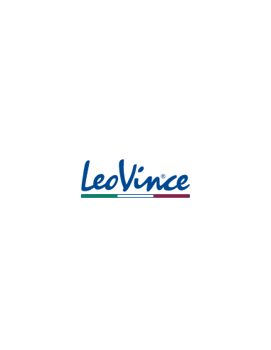 Colector Leovince  Acero Plata 80020