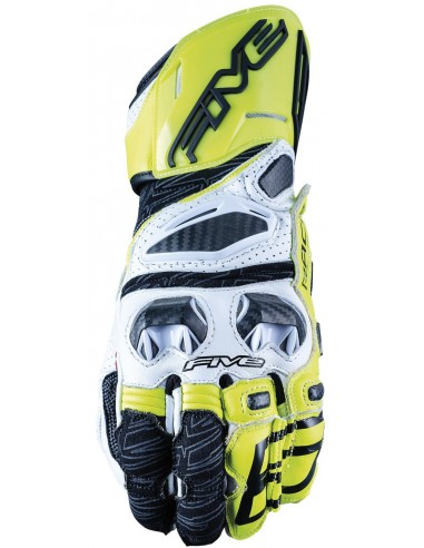Guantes Five RFX Race V2 blanco y rojo