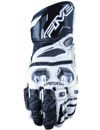Guantes Five RFX Race V2 blanco y rojo