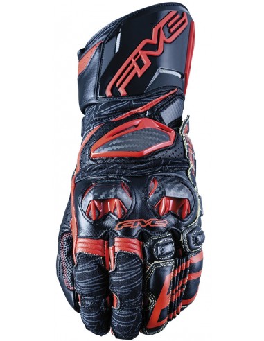 Guantes Five RFX Race V2 blanco y rojo