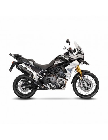Escape Leovince Lv One Evo Black Triumph Tiger 900 GT / Rally / Pro (2020 - 2021)