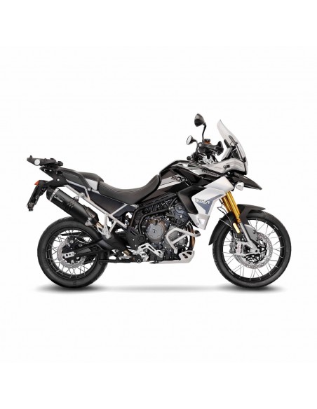 Escape Leovince Lv One Evo Black Triumph Tiger 900 GT / Rally / Pro (2020 - 2021)