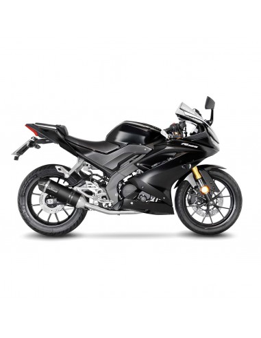 Escape Leovince LV One Evo Black Edition Yamaha MT-125 / YZF-R125 (2019 - 2020)