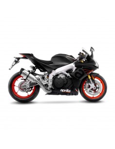 Escape Leovince Factory S em titânio para Aprilia RSV4...