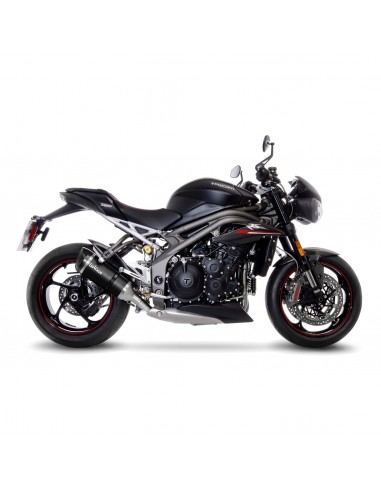 Escape Carbono Leovince Factory S para Triumph...