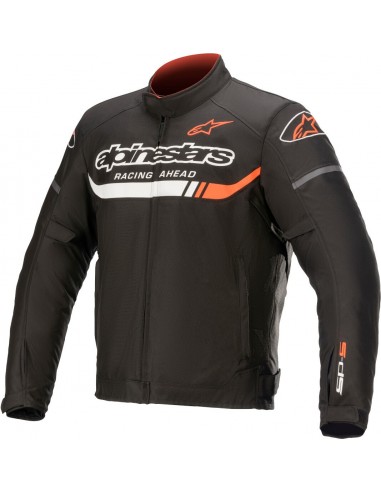 Chaqueta Alpinestars T-SP S Ignition Waterproof | Negro y amarillo fluor
