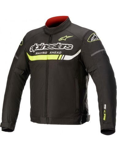 Chaqueta Alpinestars T-SP S Ignition Waterproof | Negro y amarillo fluor