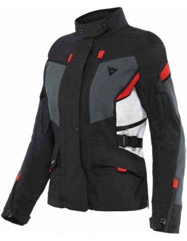Chaqueta Dainese Carve Master 3 Lady Gore-Tex | Negro-ébano-rojo lava