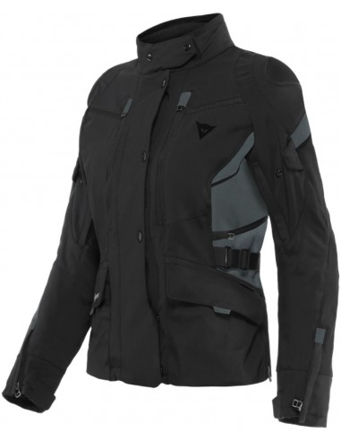 Chaqueta Dainese Carve Master 3 Lady Gore-Tex | Negro-ébano-rojo lava