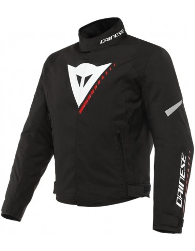 Chaqueta Dainese Veloce D-Dry | Negro-blanco-rojo lava