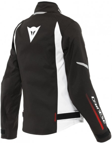 Chaqueta Dainese Veloce D-Dry Lady | Negro-blanco-rojo lava