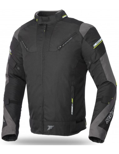 Chaqueta Seventy Degrees SD-JR69 | Negro y amarillo fluor