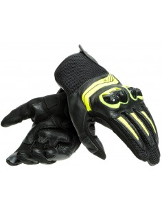 Luvas Dainese Mig 3 Unissexo - Fluor preto e amarelo