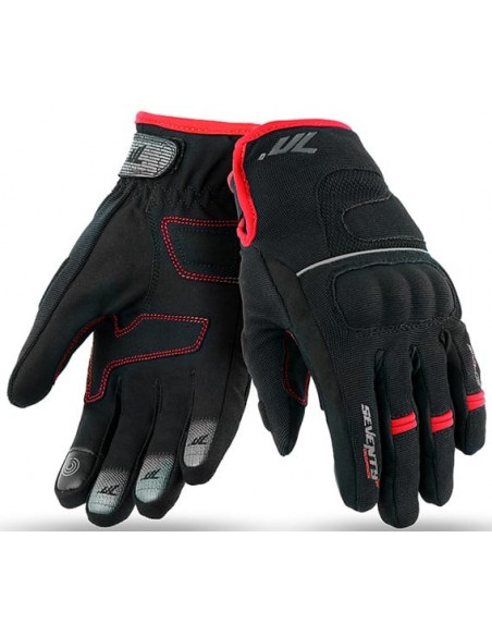 Guantes Seventy Degrees SD-C43 | Negro y rojo