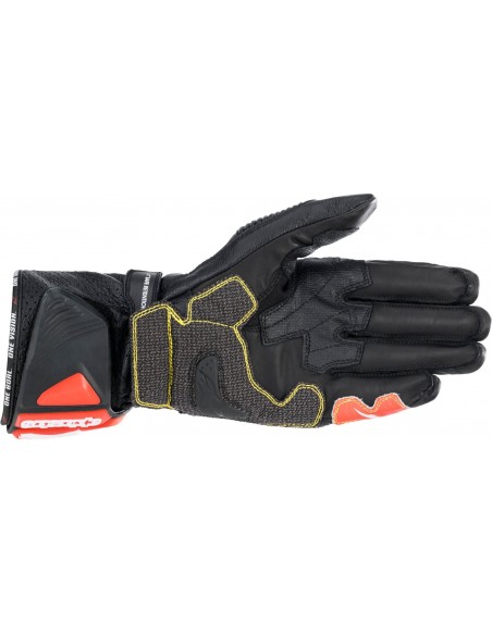 Guantes Alpinestars GP Tech V2 | Negro-blanco-rojo fluor
