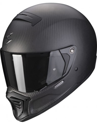 Casco Scorpion Exo-HX1 Carbon SE Solid | Mate-Negro