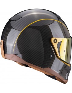 Capacete Scorpion Exo-HX1 Carbon SE - Preto e dourado 2