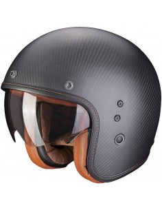 Capacete Scorpion Belfast Evo Carbon - Preto fosco