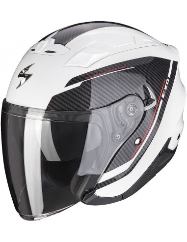Casco Scorpion Exo-230 Fenix | Blanco y negro