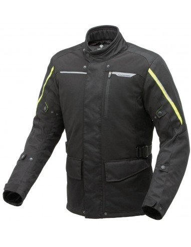 Chaqueta Tucano Urbano 4Stroke | Negro y amarillo fluor