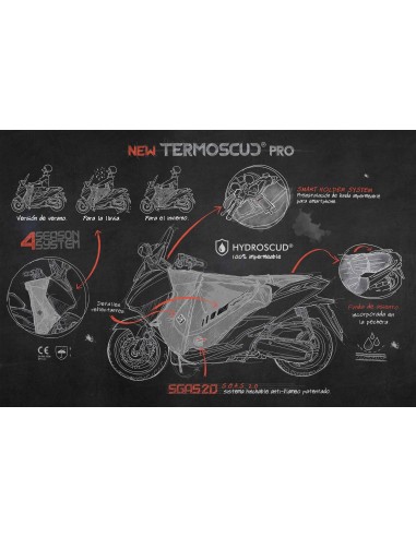 Cubre piernas Tucano Urbano Termoscud R220PRO-X...