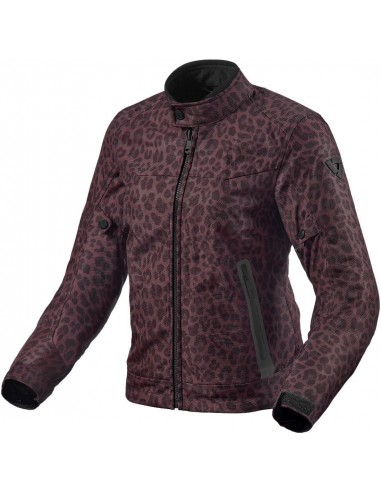 Chaqueta Revit Shade H2O Ladies | Leopardo y rojo