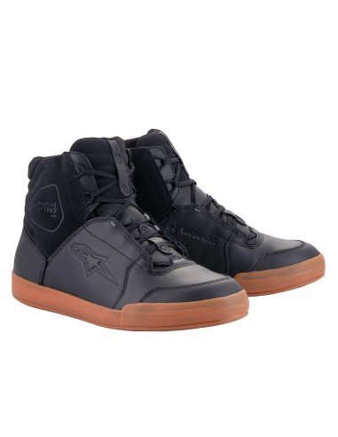 Botas Alpinestars Chrome Drystar | Negro-gris oscuro-amarillo fluor