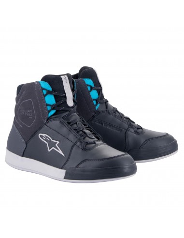 Botas Alpinestars Stella Chrome Drystar | Negro-asfalto-turquesa