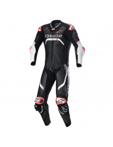 Mono Alpinestars Profesional GP Tech V4 | Negro-azul-amarillo fluor