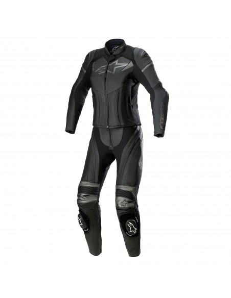 Mono Alpinestars Divisible Stella GP Plus | Negro y gris metálico