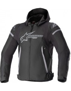 Casaco impermeável Alpinestars Zaca - Cinza preto e escuro