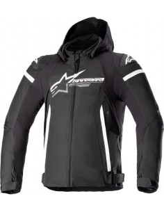 Chaqueta Alpinestars Zaca Waterproof | Negro y blanco