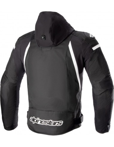 Chaqueta Alpinestars Zaca Waterproof | Negro y blanco