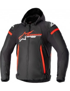 Chaqueta Alpinestars Zaca Waterproof | Negro-rojo-blanco