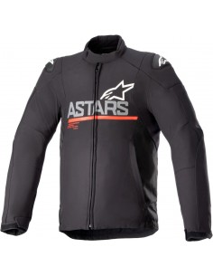 Chaqueta Alpinestars SMX Waterproof | Negro-gris oscuro-rojo