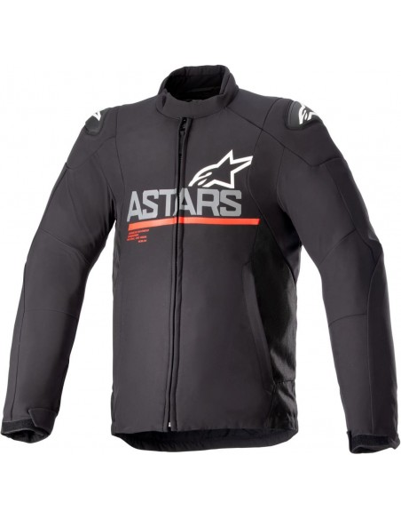 Chaqueta Alpinestars SMX Waterproof | Negro-gris oscuro-rojo
