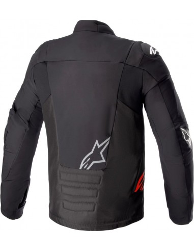 Chaqueta Alpinestars SMX Waterproof | Negro-gris oscuro-rojo