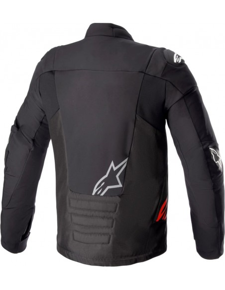 Chaqueta Alpinestars SMX Waterproof | Negro-gris oscuro-rojo