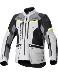 Chaqueta Alpinestars Bogota Pro Drystar | Gris hielo-gris oscuro-amarillo fluor