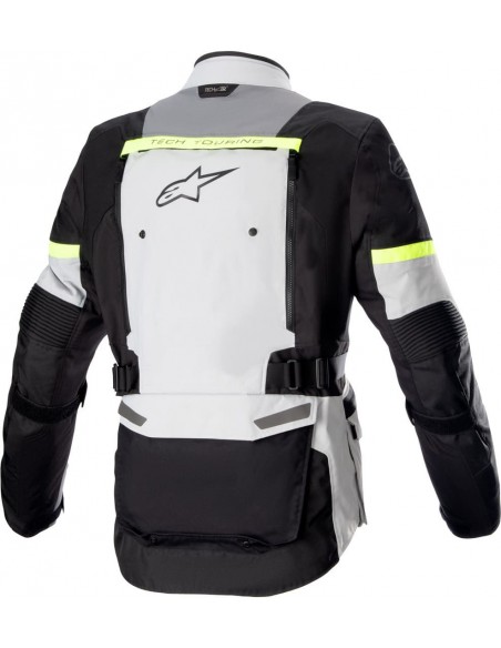 Chaqueta Alpinestars Bogota Pro Drystar | Gris hielo-gris oscuro-amarillo fluor