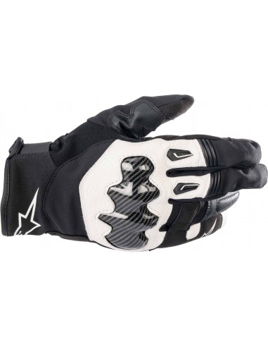 Guantes Alpinestars SMX-1 Drystar | Negro y rojo fluor