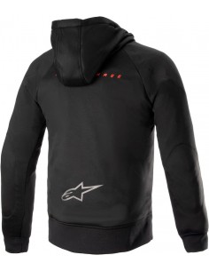 Casaco com capuz Alpinestars MM93 Thunder - Preto e vermelho 2