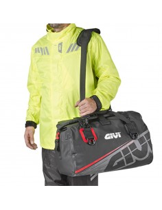 Saco Impermeable Givi EA115GR de 40 litros, cinza e... 2
