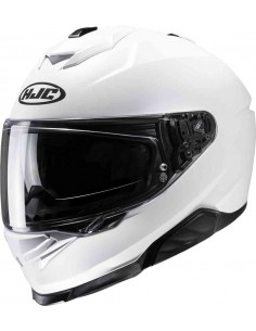 Capacete sólido HJC i71 - Branco semi-fosco