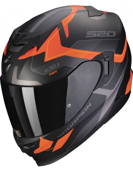 Casco Scorpion Exo-520 Evo Air Elan | Mate-Negro y naranja