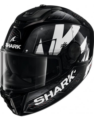 Casco Shark Spartan RS Stingrey | Negro y blanco
