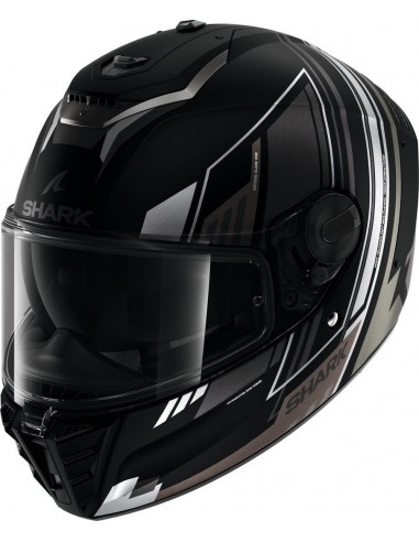 Casco Shark Spartan RS Byhron Mate | Mate-Negro y gris